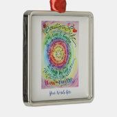 美しいinライフがん詩の休日オーナメント メタルオーナメント (右)