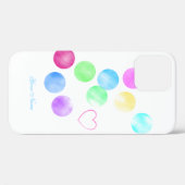 美しいiPhoneカバーお名前 Case-Mate iPhoneケース (裏面 (横))