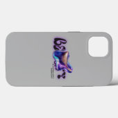 美しいiPhoneケース – グレー Case-Mate iPhoneケース (裏面 (横))