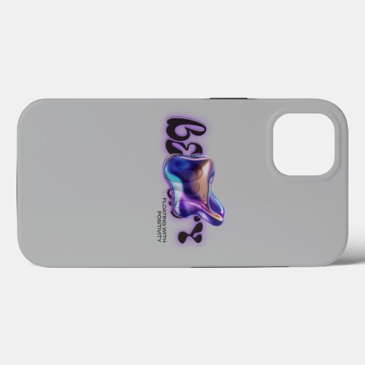 美しいiPhoneケース – グレー Case-Mate iPhoneケース (裏面 (横))