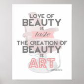 美しいisアートレトロ引用文スタイリストサロンプリント ポスター (正面)