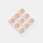 美しいKパターンナプキン スタンダードカクテルナプキン (角)