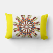 美しいKパターンNo. 2枕 ランバークッション (裏面)