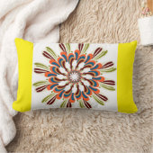 美しいKパターンNo. 2枕 ランバークッション (ブランケット)