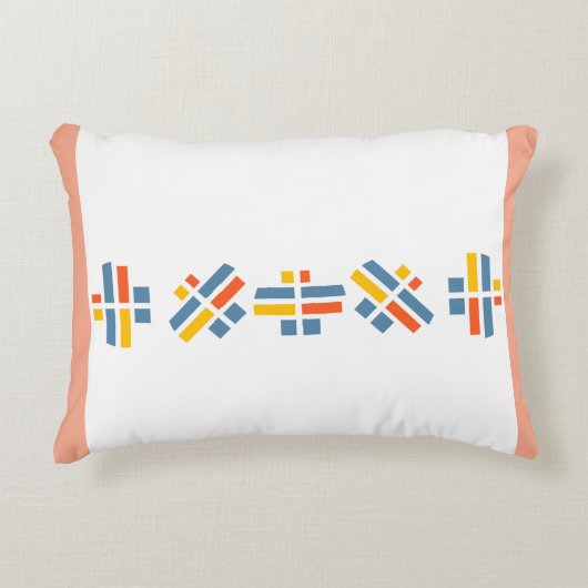 美しいK – パターンNo.1枕 アクセントクッション (正面)