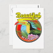 美しいMagaluf、トゥーカンロゴ ポストカード (正面/裏面)