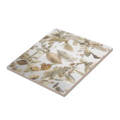 美しいmicrofossilsの写真パターン タイル (側面)