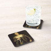 美しいNani (キャンバスの油) コースター (右側)