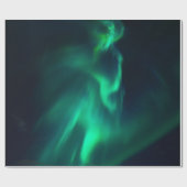 美しいNorthern Lights ラッピングペーパー (フラット)