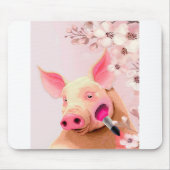美しいpig_pig恋人 マウスパッド (正面)
