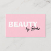 美しいQR名刺 – エステティシャン&スタイリスト 名刺 (正面)