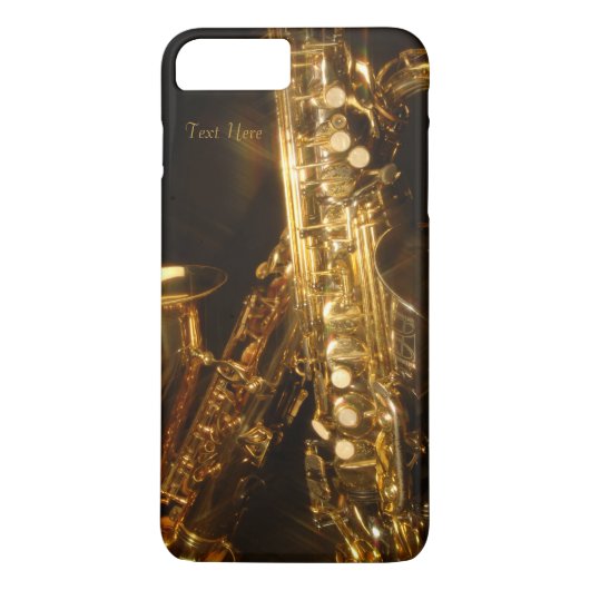 美しいSaxaphoneのiPhone 7のプラスの場合 Case-Mate iPhoneケース (裏面)