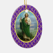 美しいSt.ジュードのオーナメント セラミックオーナメント (裏面)