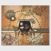 美しいsteampunk ラッピングペーパー (フラット)
