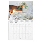 美しいTablescapeカレンダー カレンダー (1月 2027)