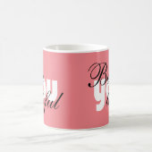 美しいTifulあります コーヒーマグカップ (中央)