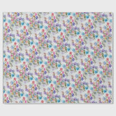 美しお洒落い花園 ラッピングペーパー (フラット)