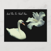 美しきものは過ぎ去る スワン インスピレーション ポストカード (正面)