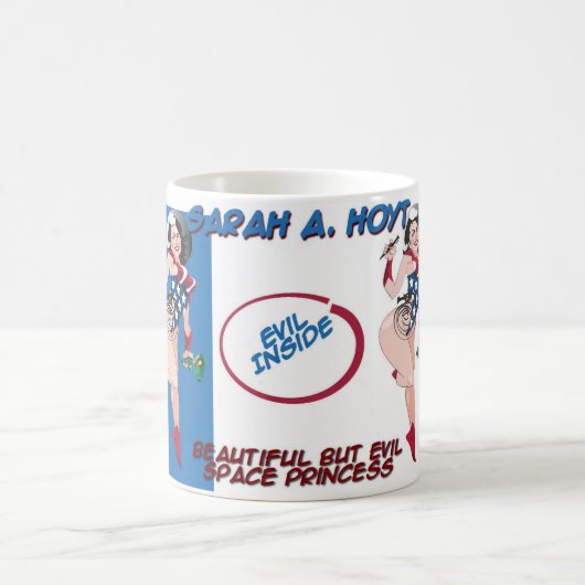 美しくしかし邪悪な宇宙のプリンセスのマグ-2 コーヒーマグカップ (中央)