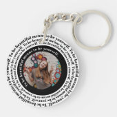 美しくなりたいカスタムPhoto キーホルダー (裏面)