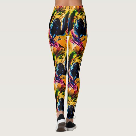 美しくはっきりした レギンス (裏面)