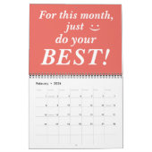 美しくやる気を起こさせるで感動的な引用文 カレンダー (2月 2026)