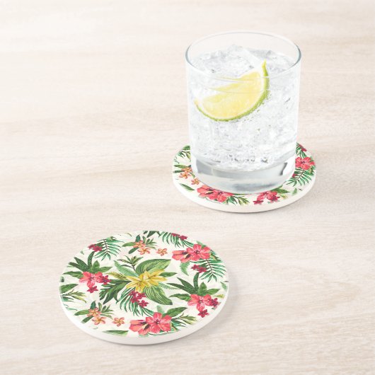 美しくエキゾチックな花 コースター (側面)