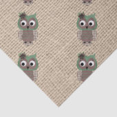 美しくカラフルで素朴でカスタムなフクロウ 薄葉紙 (詳細)