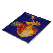 美しくスペインのなダンサー タイル (側面)