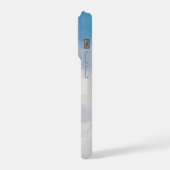 美しくソフトな美学的な青色のiPhoneカバー iPhoneケース (左側面)
