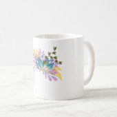 美しくデザインされたティーカップイラストレーションの偉業 コーヒーマグカップ (正面右)