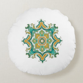美しくデザインされたラウンド装飾用クッション – 居心地の良い。 ラウンドクッション
