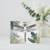 美しくドラゴンカラフルフライのグリーティングカード 案内状 (スタンド正面)