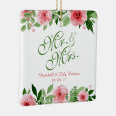 美しくパーソナライズな花の結婚式|のオーナメント セラミックオーナメント (右)