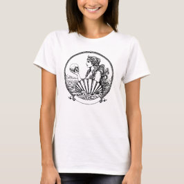 美しくメランコリックなギリシャの女神アフロディテ Tシャツ