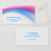 美しくモダンでエレガントな名刺 名刺 (正面/裏面)