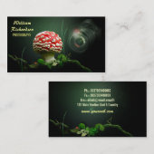 美しくユニークなデザインのカメラマンビジネス 名刺 (正面/裏面)