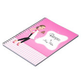 美しくレシピのJounalの図解入りの、写真付きのなノート ノートブック (左側)