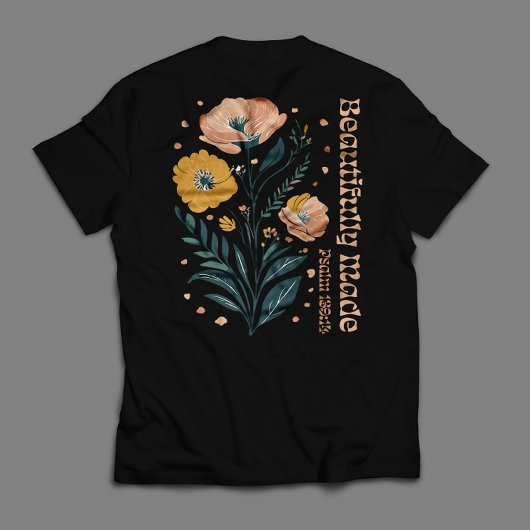 美しく作られた詩編ボホクリスチャンインスピレーション Tシャツ