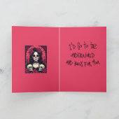 美しく儀礼的な生きたカラベラ カード (内部)