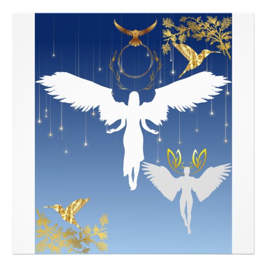 美しく優雅な天使 フォトプリント            (正面)