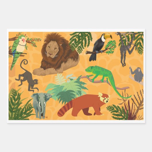 美しく印刷された包装紙 ラッピングペーパーシート (正面)