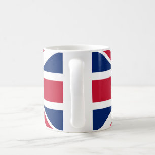 美しく印刷された統一されたキングダム国旗 コーヒーマグカップ