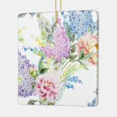 美しく及びエレガントな手塗りの|のオーナメント セラミックオーナメント (左)