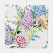 美しく及びエレガントな手塗りの|のオーナメント セラミックオーナメント (裏面)