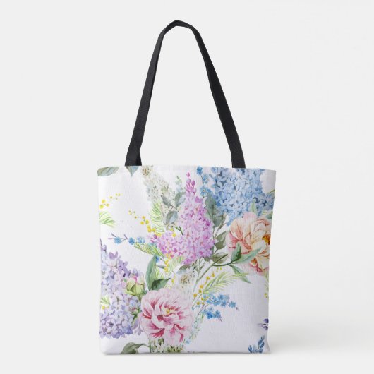 美しく及びエレガントな手塗りの|のトートバック トートバッグ (裏面)