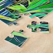 美しく図解入りの、写真付きの見える ジグソーパズル (側面)