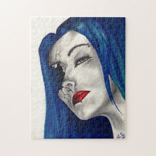 美しく壊されたファンタジーの元の芸術のパズル ジグソーパズル (縦)