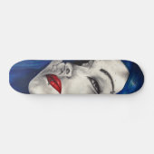 美しく壊れたゴシックガールホラーファンタジーアート スケートボード (横)