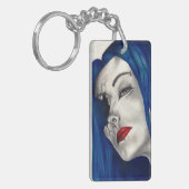 美しく壊れたゴシック女性ファンタジーオリジナルアート キーホルダー (正面左)